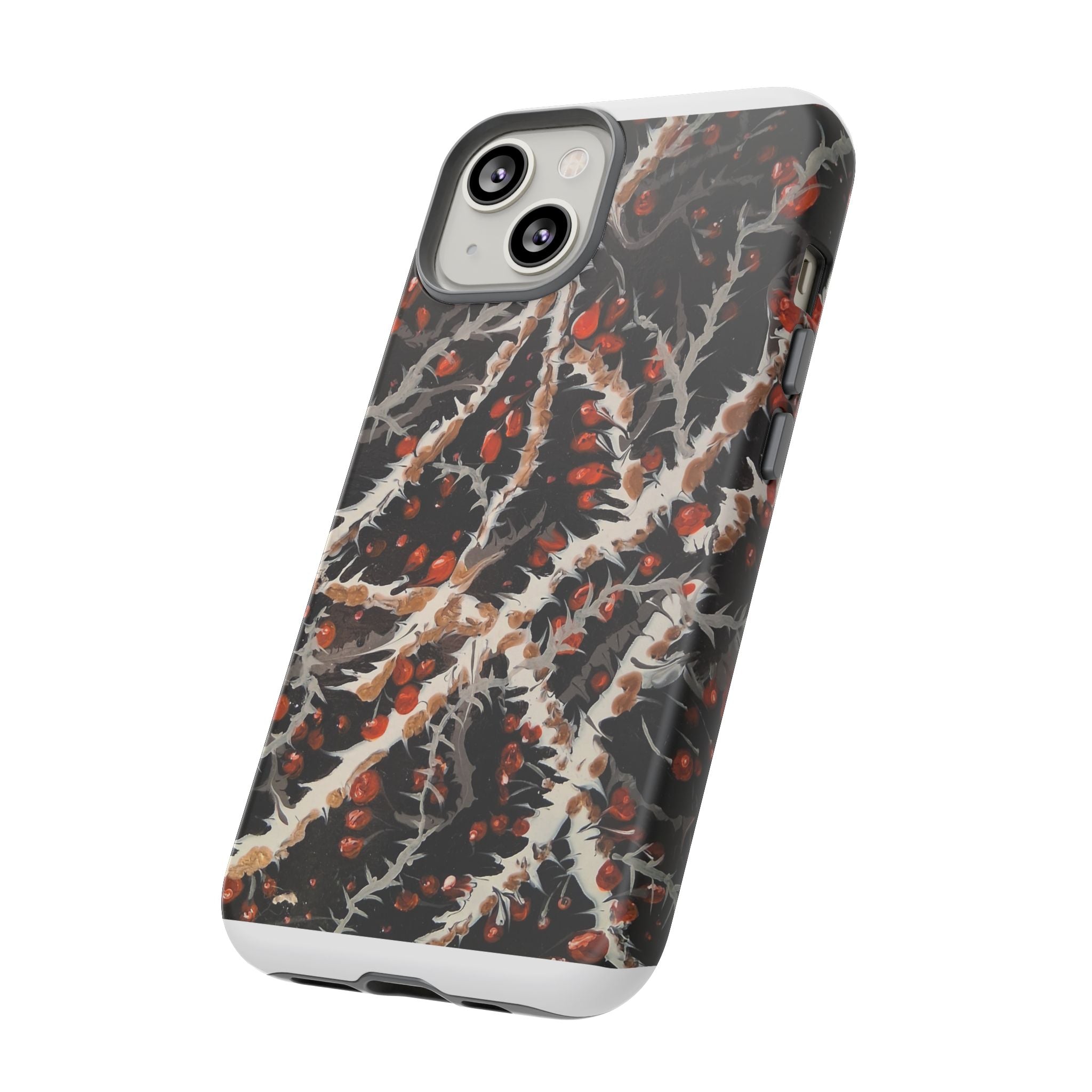 BITTERSWEET BRAMBLE - Scenic Country Road Phone Case — Rustic Landscape Art iPhone Case