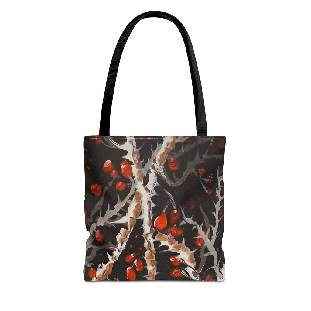 BITTERSWEET BRAMBLE - Botanical Berry Tote Bag – Autumn Berries All-Over Print Tote