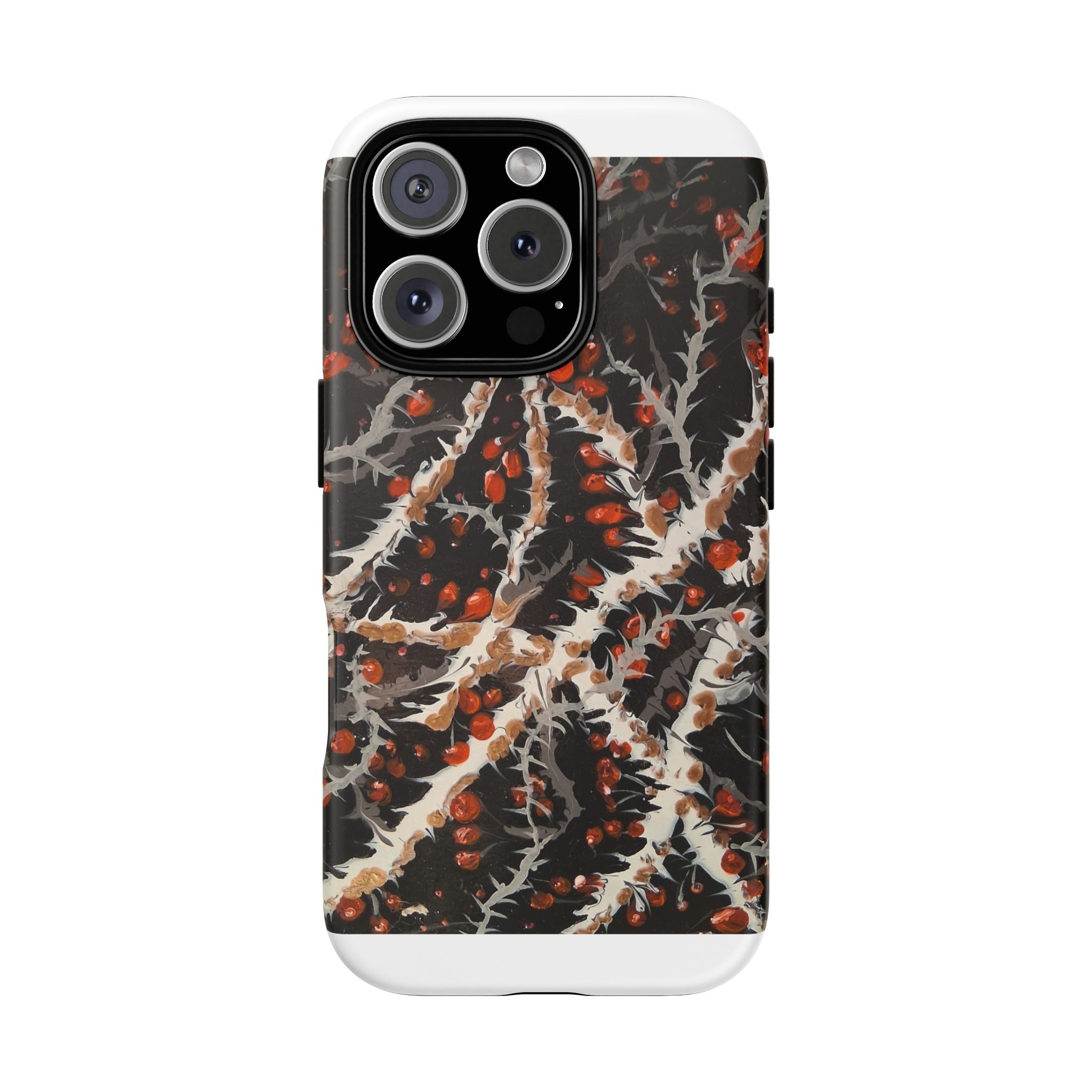 BITTERSWEET BRAMBLE - Scenic Country Road Phone Case — Rustic Landscape Art iPhone Case