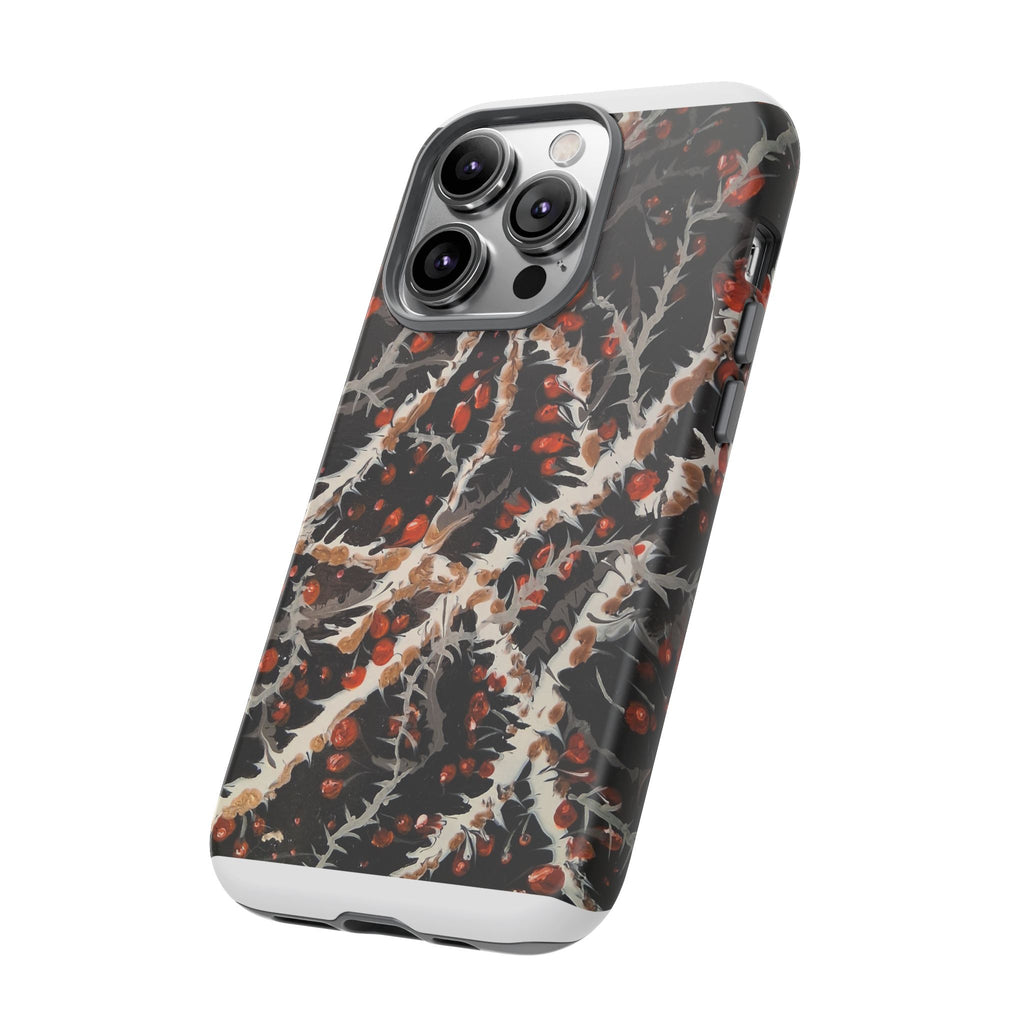 BITTERSWEET BRAMBLE - Scenic Country Road Phone Case — Rustic Landscape Art iPhone Case