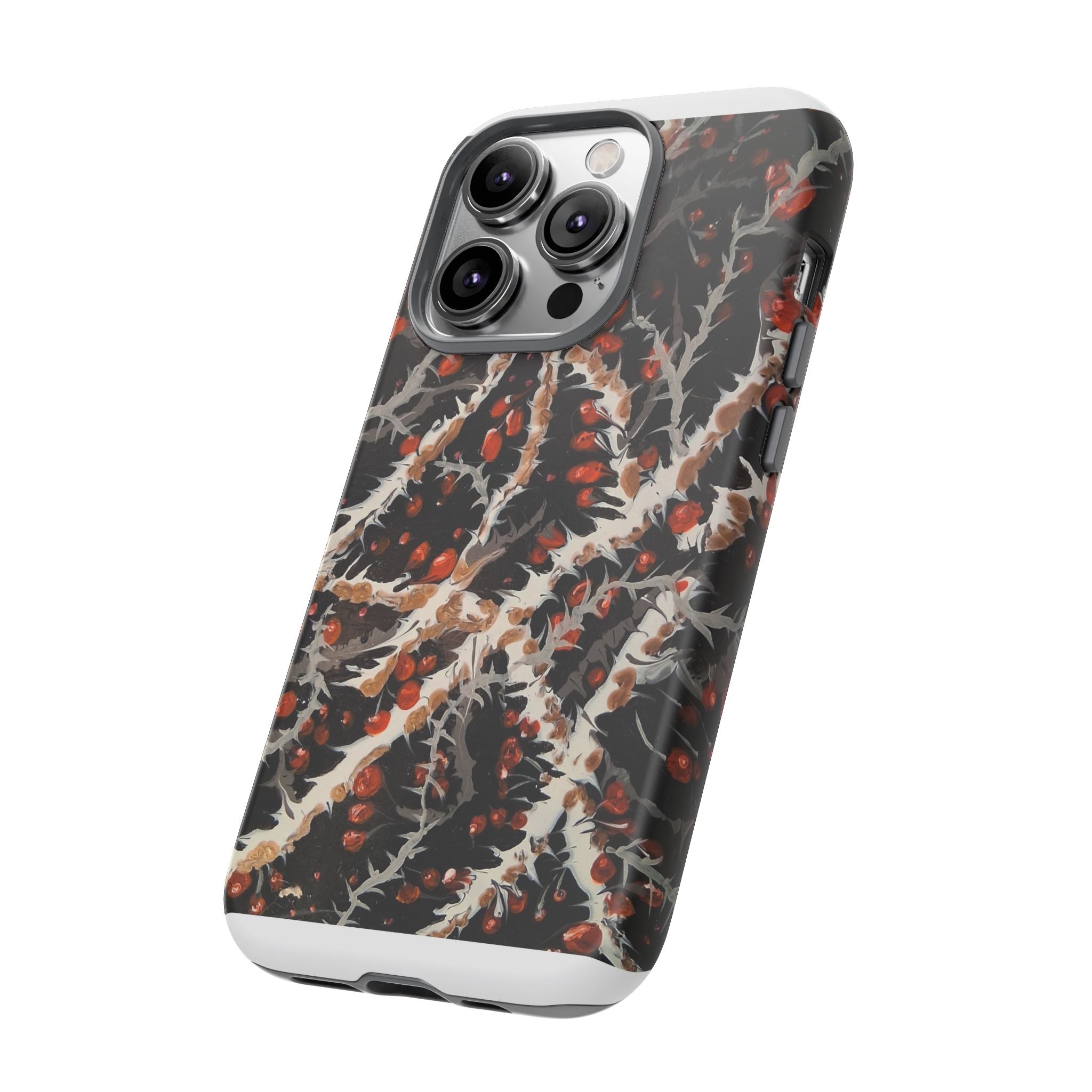 BITTERSWEET BRAMBLE - Scenic Country Road Phone Case — Rustic Landscape Art iPhone Case