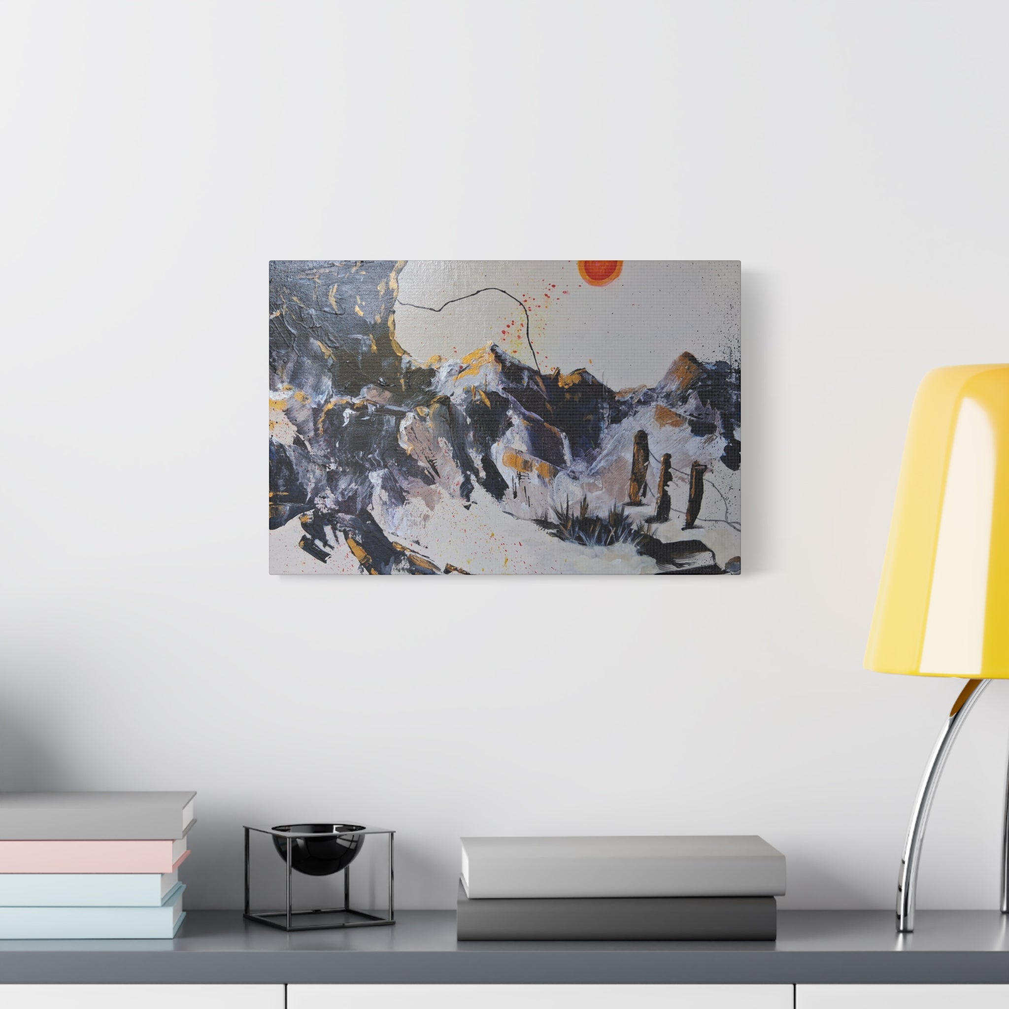 WHAT'S OVER THE RIDGE? Canvas Print